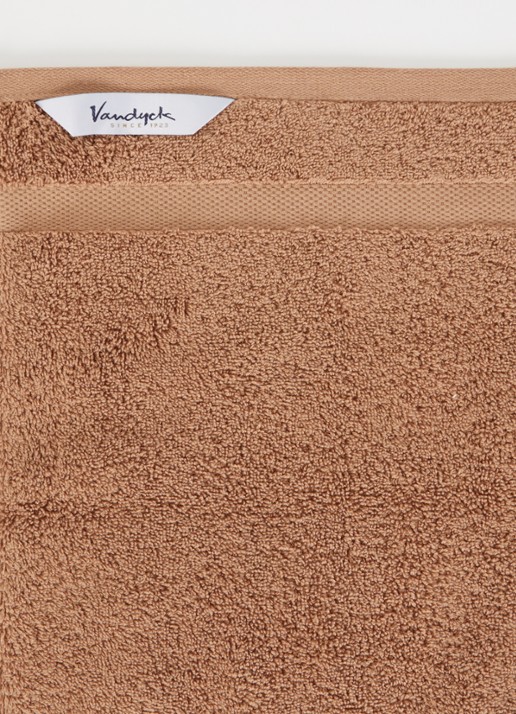 Vandyck Ranger gastendoek - 650 gr/m2 - 40 x 60 cm - detail lichtbruin