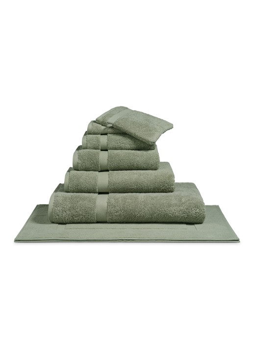 Vandyck Ranger gastendoek - 650 gr/m2 - 40 x 60 cm - voorkant 2 donkergroen