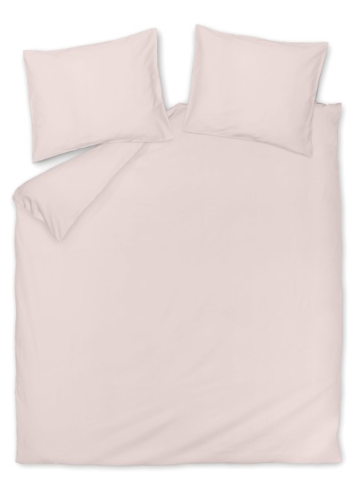 Vandyck Satin Luxe dekbedovertrekset van katoensatijn 300TC - inclusief kussenslopen - voorkant 3 roze