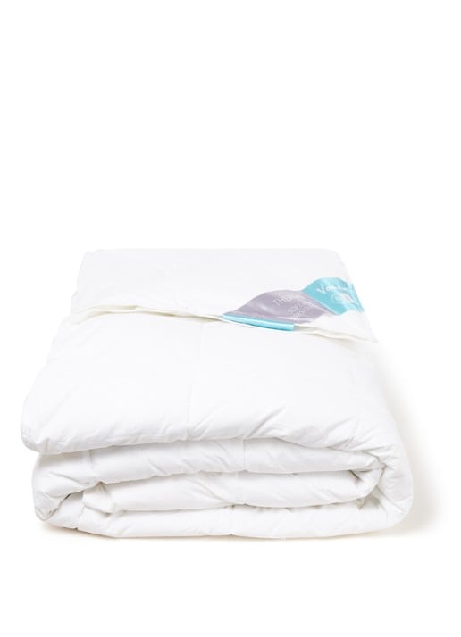Vandyck Thermo dekbed van gekamd katoen met vulling van gesiliconiseerde polyester microfiber - voorkant gebroken wit