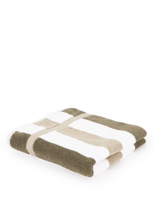 Vandyck Vancouver badhanddoek - 650 gr/m2 - 68 x 127 cm - voorkant bronsgroen