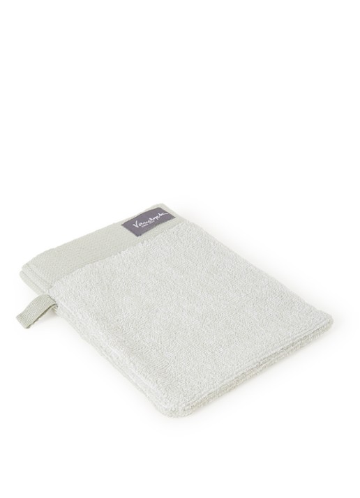 Vandyck Washand - 550 gr/m2 - 16 x 21 cm - voorkant 2 lichtgroen