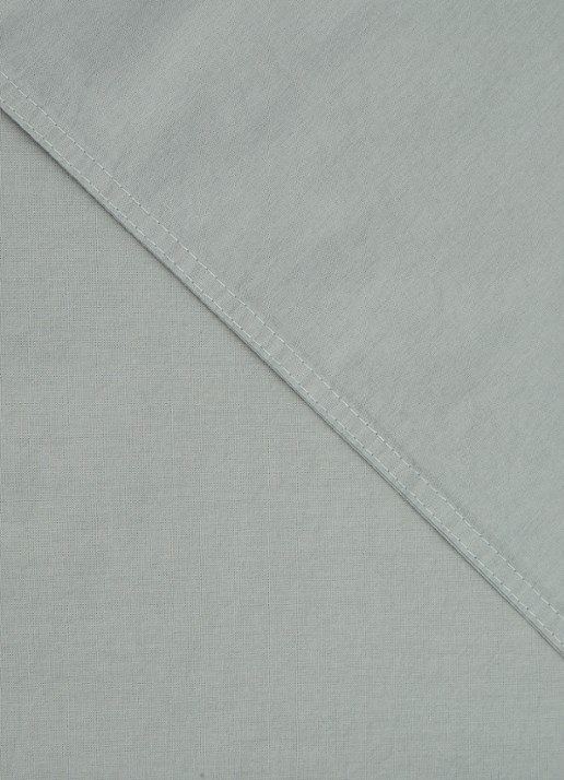 Vandyck Washed Cotton dekbedovertrekset van katoen - inclusief kussensloop - detail 3 blauwgrijs