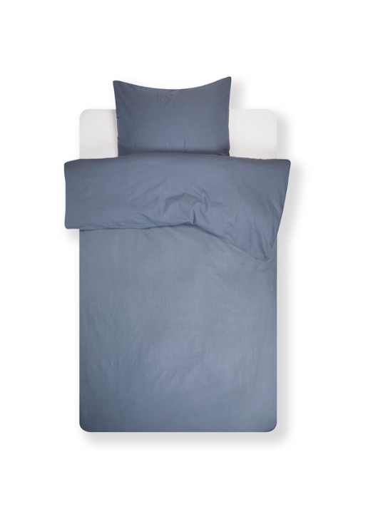 Vandyck Washed Cotton katoenen dekbedovertrekset - inclusief kussenslopen - voorkant jeans