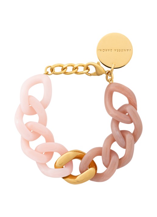Vanessa Baroni Flat Chain armband - voorkant 2 multicolor