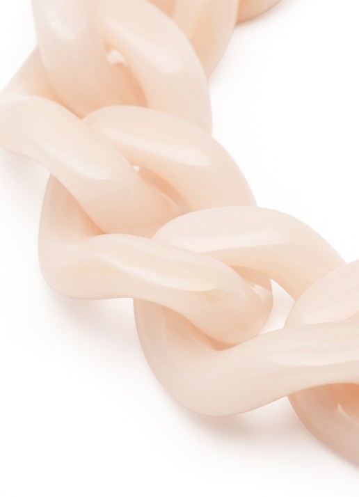 Vanessa Baroni Great schakelarmband  - detail latte marble