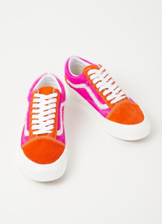 VANS Anaheim Factory Old Skool 36 DX sneaker met suède details - detail fuchsia