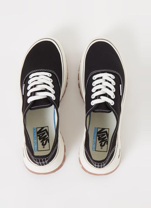 VANS Authentic Vibram DX sneaker met plateauzool - detail 3 zwart