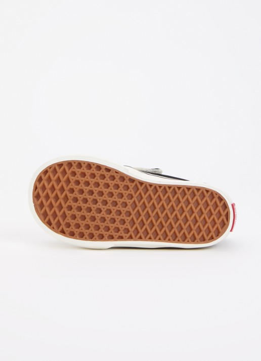 VANS Checkerboard slip-on met klittenband  - detail 4 zwart