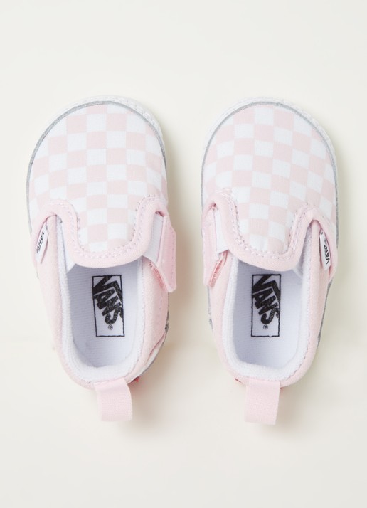 VANS Crib babyschoentje met suède details - detail 3 lichtroze