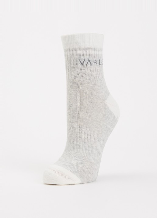 Varley Grayson Half Crew Grip sokken met logo
