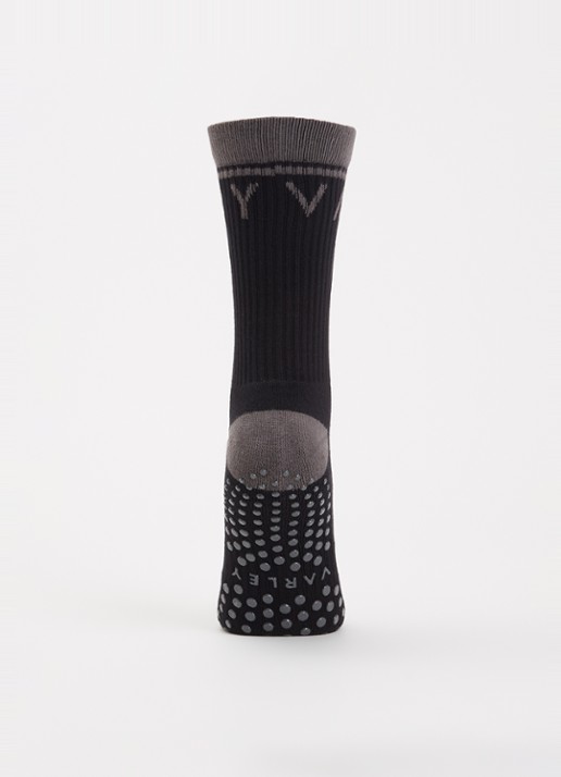 Varley Kendrick Grip sokken met logoprint - voorkant 2 zwart