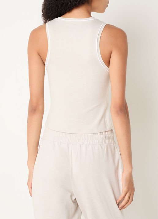 Varley Lettie tanktop met gemêleerd dessin - achterkant 4 beige