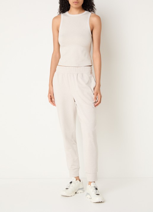 Varley Lettie tanktop met gemêleerd dessin - voorkant 3 beige