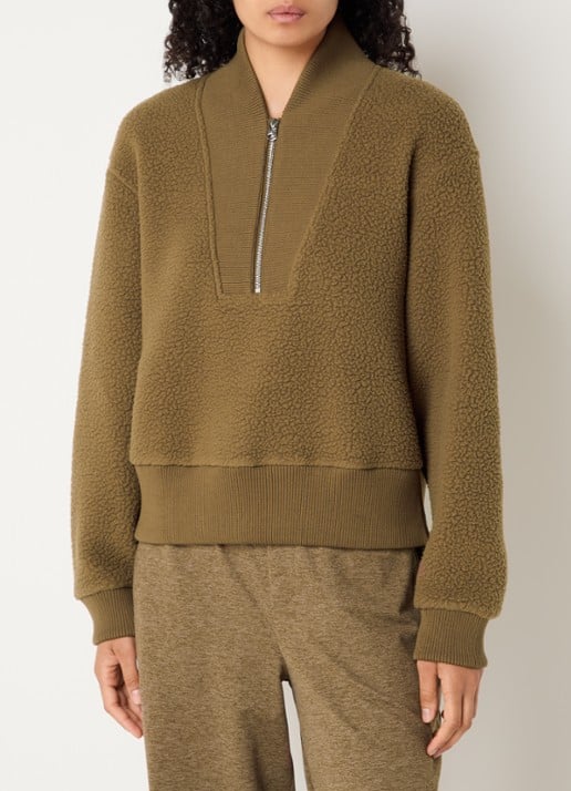 Varley Mumford pullover van fleece met halve rits