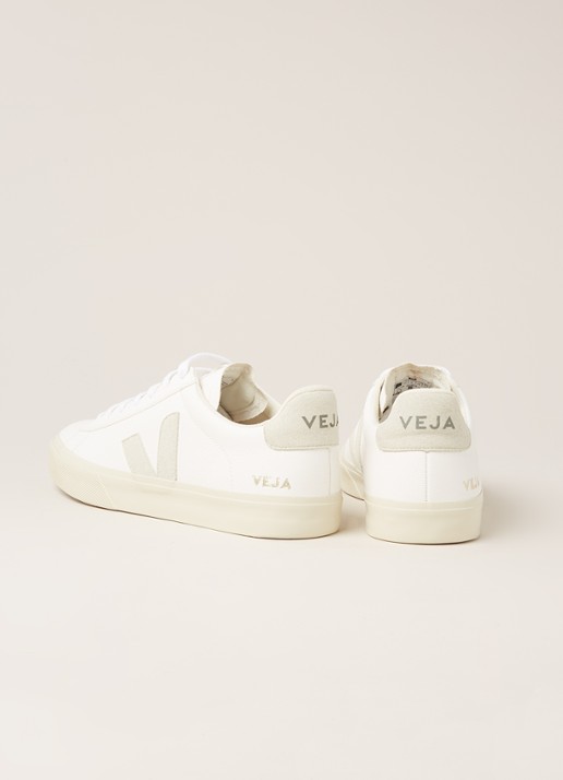 Veja Campo Easy sneaker van leer - detail wit