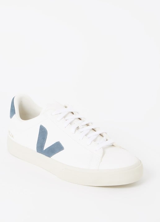 Veja Campo sneaker van leer met suède details