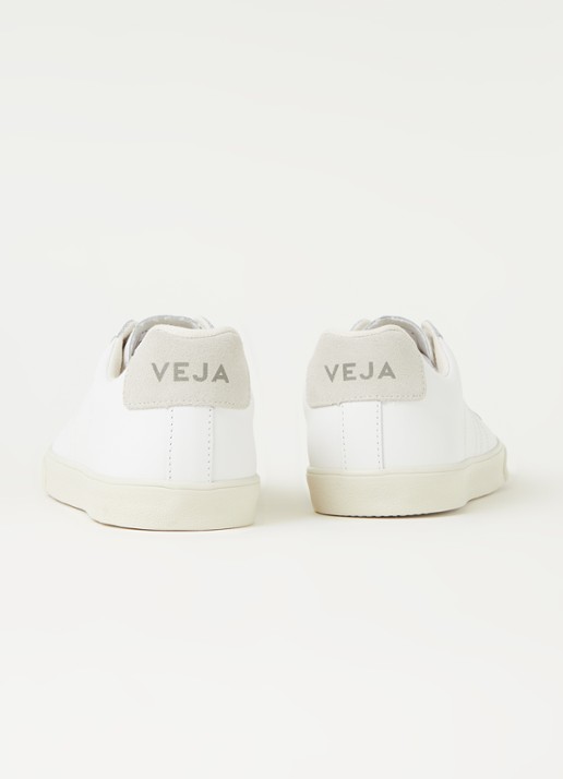 Veja Esplar sneaker van leer - detail 5 wit
