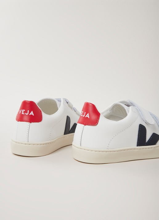 Veja Esplar sneaker van leer - detail 3 wit