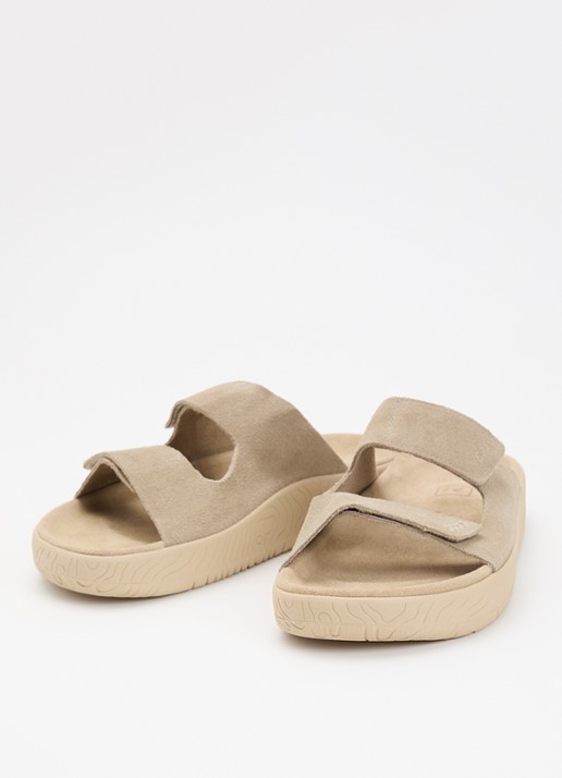Veja Etna slipper van suède - detail 2 creme