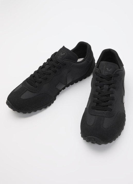 Veja GT sneaker van mesh met suède details - detail 3 zwart