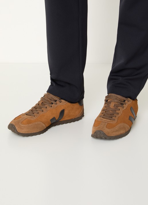 Veja GT sneaker van suède - voorkant 5 oranjebruin