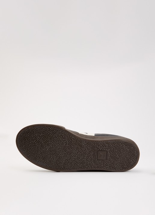 Veja Panenka sneaker van leer - detail 5 zwart