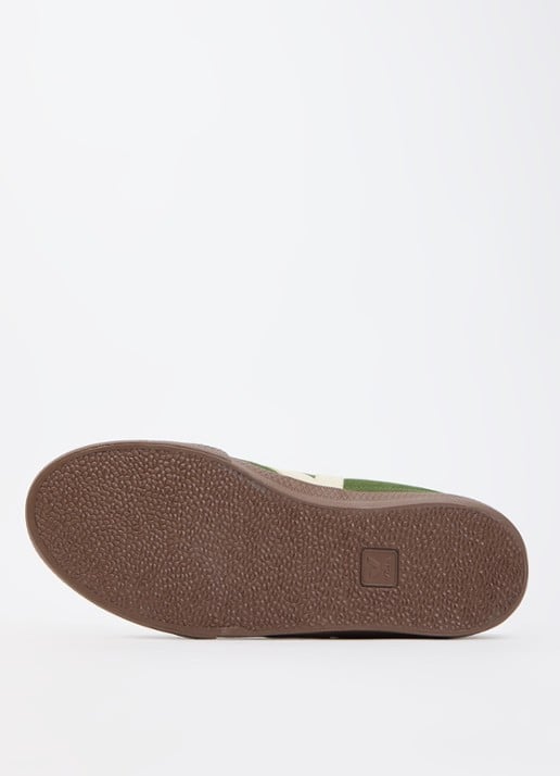 Veja Panenka sneaker van suède - detail 3 groen