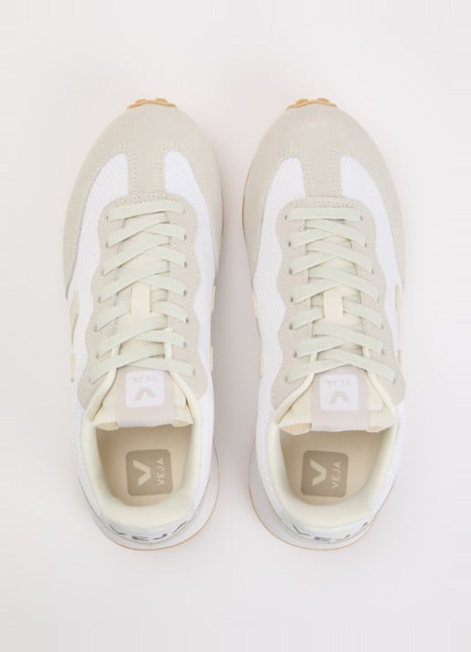Veja Rio Branco II sneaker met suède details - detail 2 wit