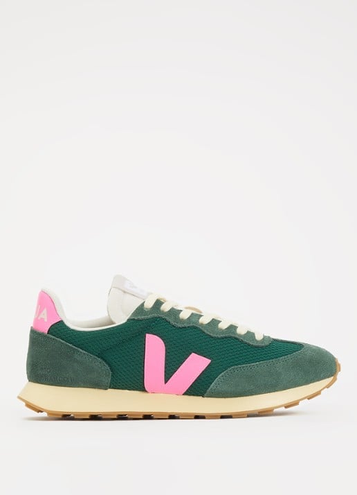 Veja Rio Branco II sneaker met suède details