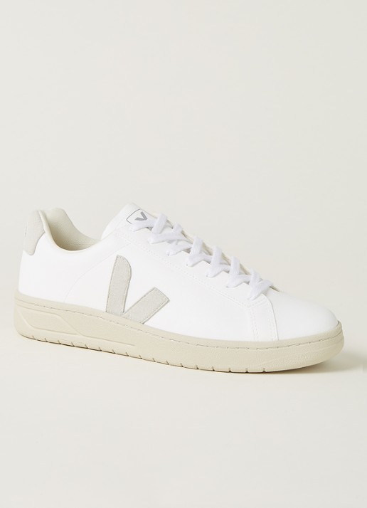 Veja Urca sneaker met logo - voorkant 4 wit