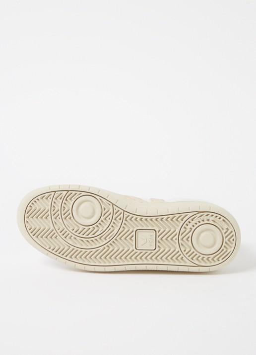 Veja V-10 sneaker met suède details - detail 5 wit