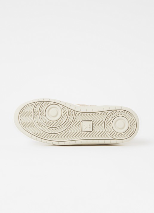 Veja V-10 sneaker van leer - detail 4 wit