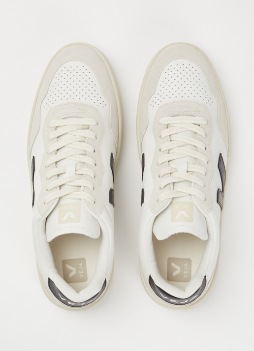 Veja V-90 sneaker van leer - detail 5 wit