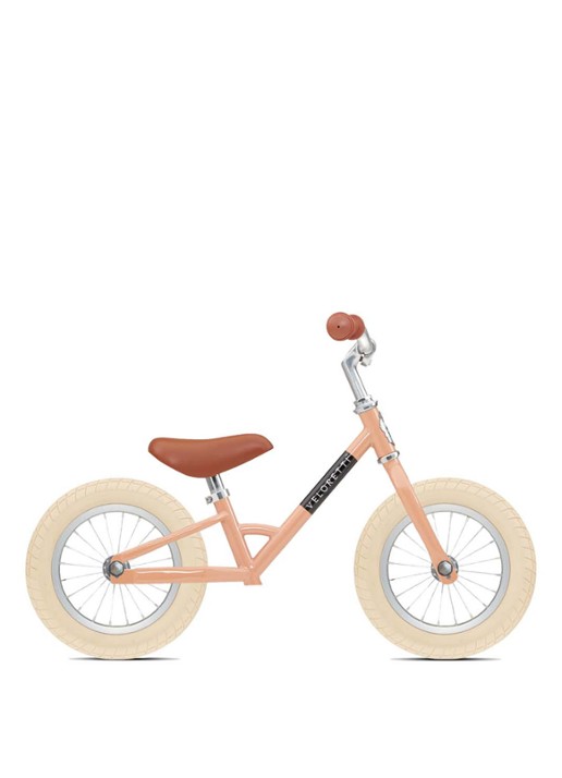 Veloretti Mini 12 inch Blazing Salmon loopfiets - voorkant zalmroze