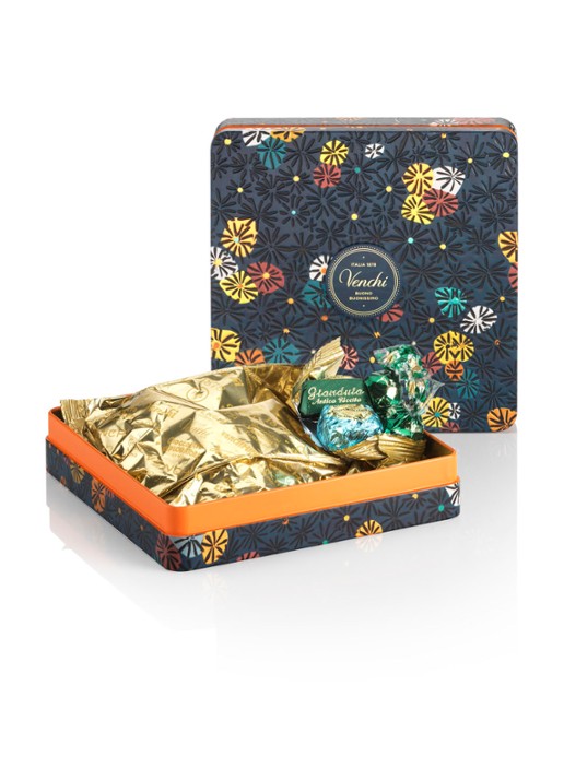 Venchi Chocolade Murrine giftbox 300 gram - voorkant 4 multicolor