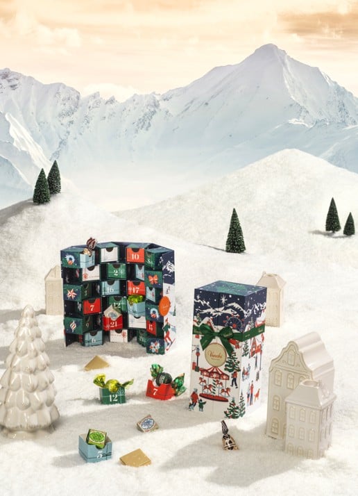 Venchi Christmas Vintage Dream adventskalender 295 gram - 24 dagen - voorkant 3 undefined