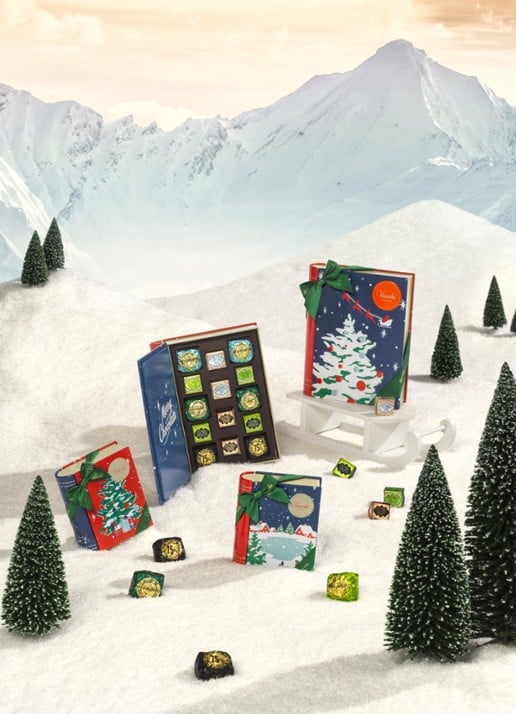 Venchi Christmas Vintage Dream chocolade in giftbox 200 gram - voorkant 2 undefined