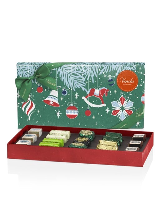 Venchi Christmas Vintage Dream chocolade in giftbox 219 gram - voorkant undefined