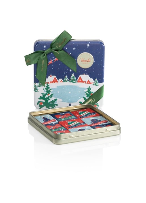 Venchi Christmas Vintage Dream chocolade in giftbox 63 gram - voorkant undefined