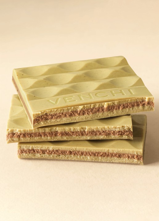 Venchi Pistachio Cremino chocoladereep 110 gram - detail 3 beige