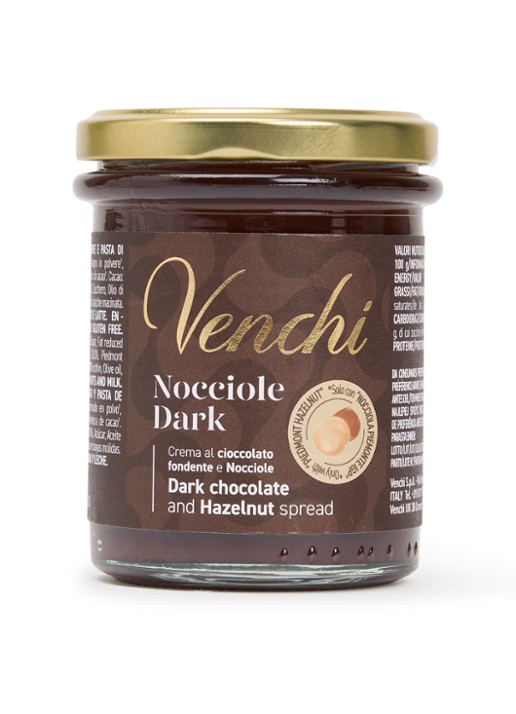 Venchi Pure chocolade en hazelnootpasta 200 g