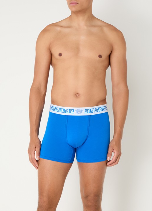 Versace Boxershort van katoen met logoband