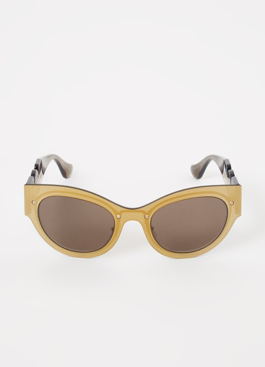 Versace Butterfly zonnebril VE2234 - voorkant 2 mosterd