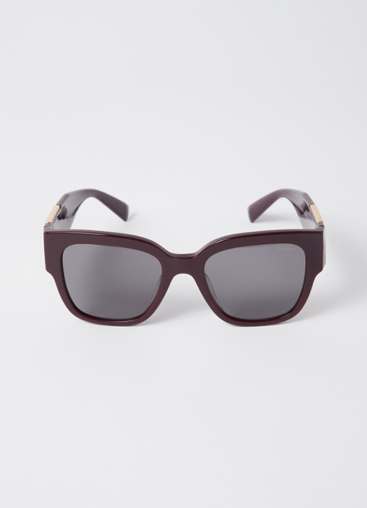 Versace Cat Eye zonnebril gepolariseerd VE4437U  - voorkant 2 brons