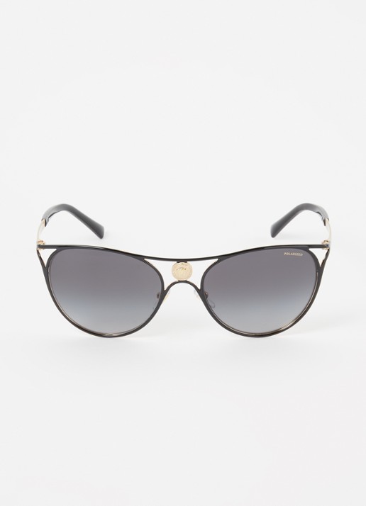 Versace Cat Eye zonnebril VE2237 - voorkant 2 goud