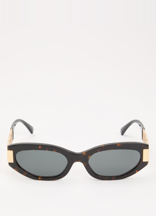 Versace Cat Eye zonnebril VE4501 - detail 2 donkerbruin