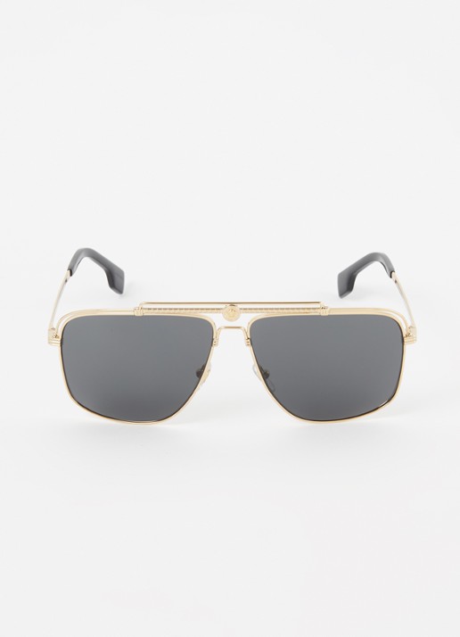 Versace Piloten zonnebril VE2242 - voorkant 2 goud