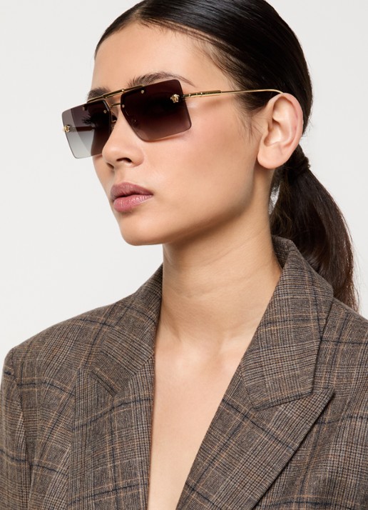 Versace Piloten zonnebril VE2245 - voorkant 5 goud