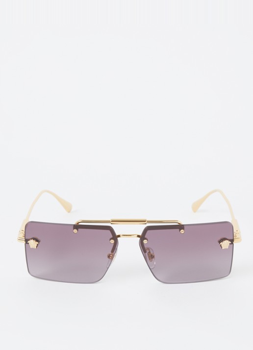 Versace Piloten zonnebril VE2245 - detail goud